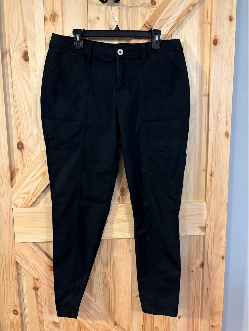 Lane Bryant Black Stretch Cotton Pants Size 16